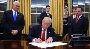Le Président américain Donald Trump
