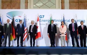 Les ministres de l’énergie des pays du G7